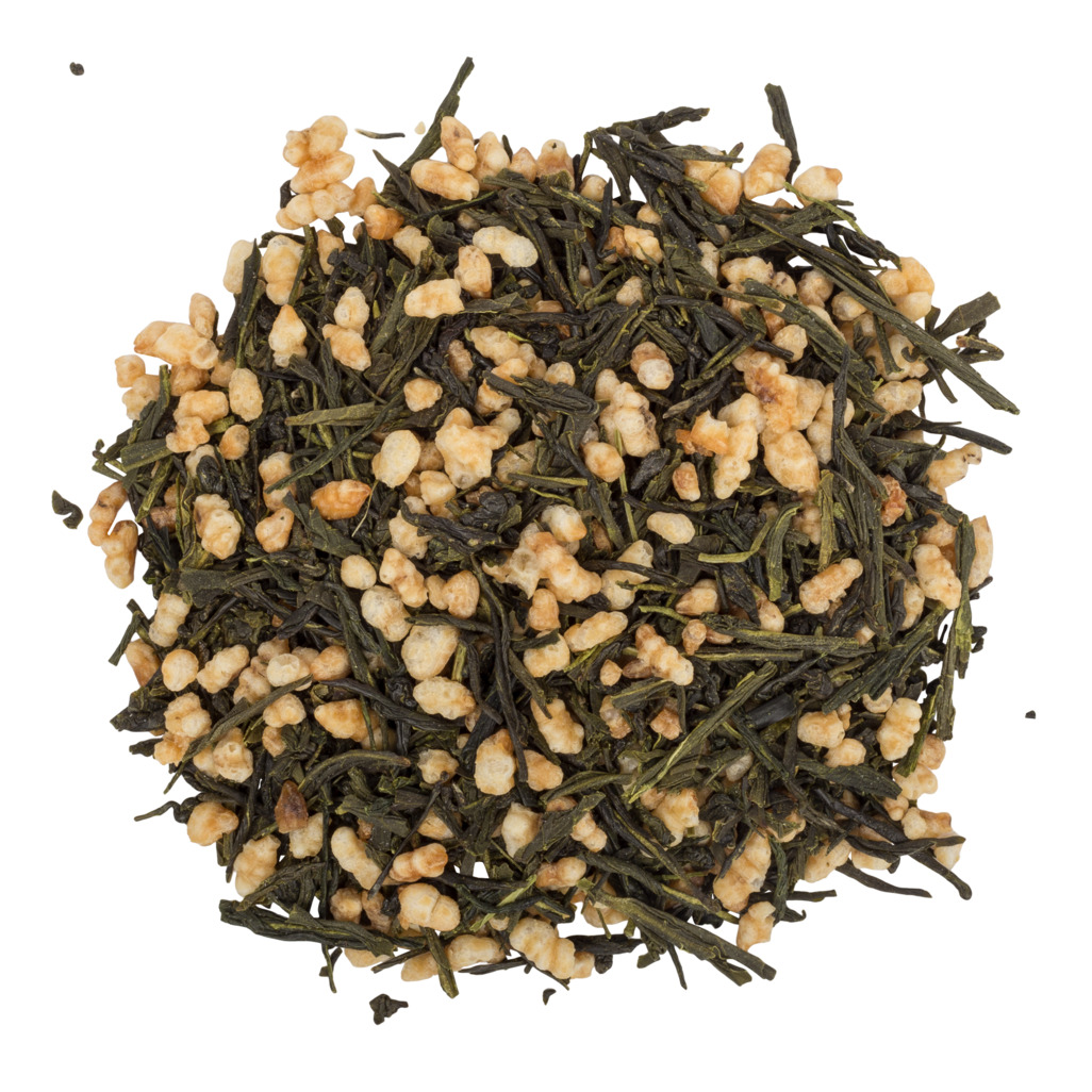 Japanese Gen Mai Cha Sencha Loose Leaf Cube 100g image number 1