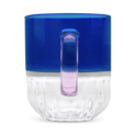 Colour Splice Glass Mug - Pink/Blue image number 2
