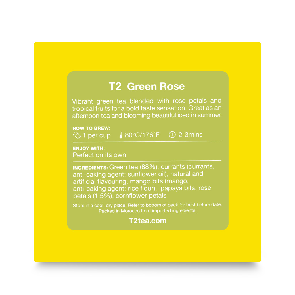 Green Rose Tea Bag Cube 25 pack image number 3