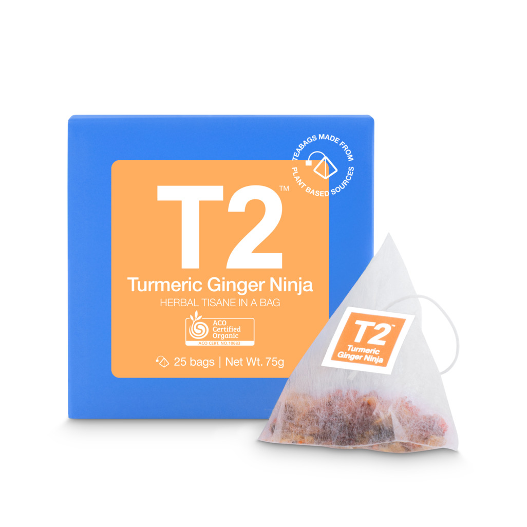 Turmeric Ginger Ninja Tea Bag Cube 25 pack image number 0