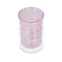 Bubble Glass Tumbler Tall Pink image number 2