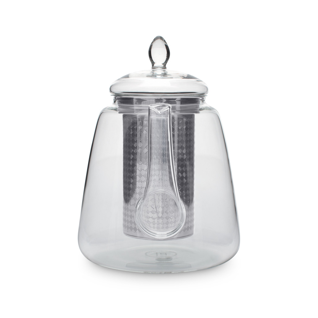 Classier Glassier Tall Glass Teapot image number 3