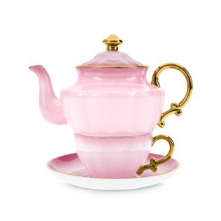 Ombre Opulence Tall Teapot Pink Teapots