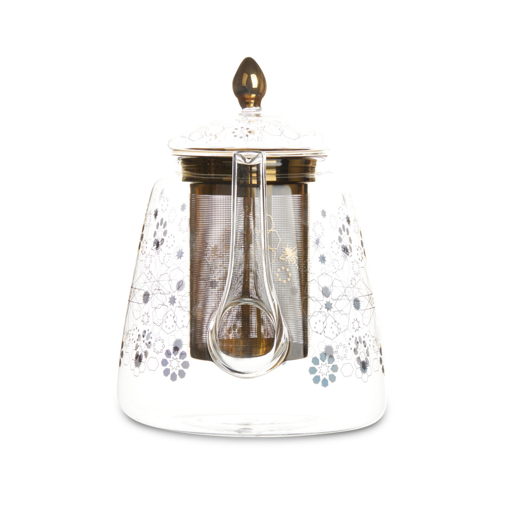 Bee Moroccan Glass Teapot image number 3