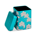 Enchanted Storage Tin Turquoise image number 1