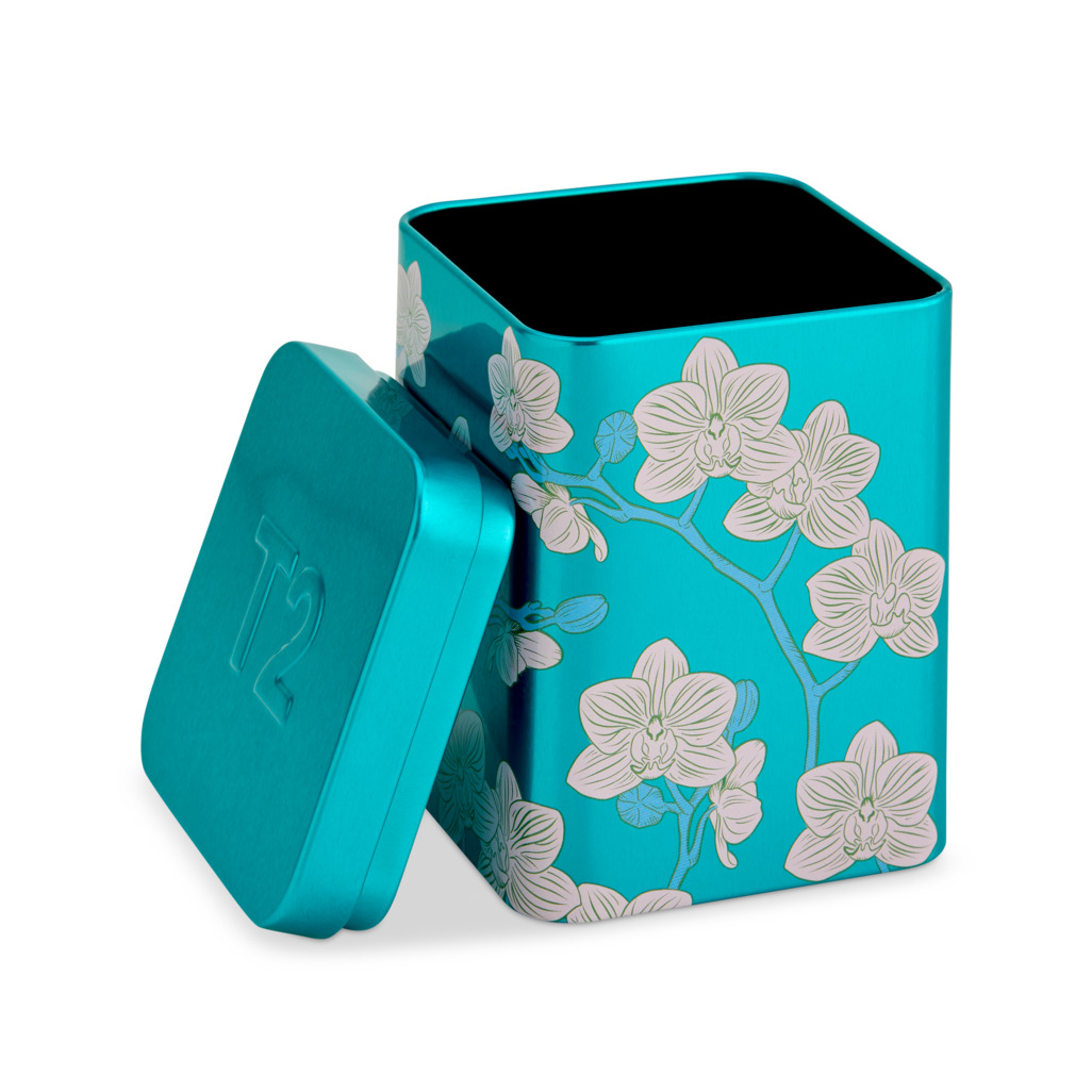 Enchanted Storage Tin Turquoise image number 1