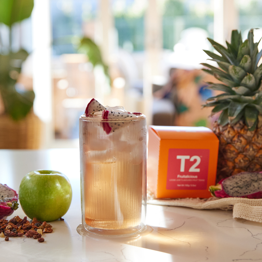 Tea Now Ribbed Tumbler Clear Tall image number 6