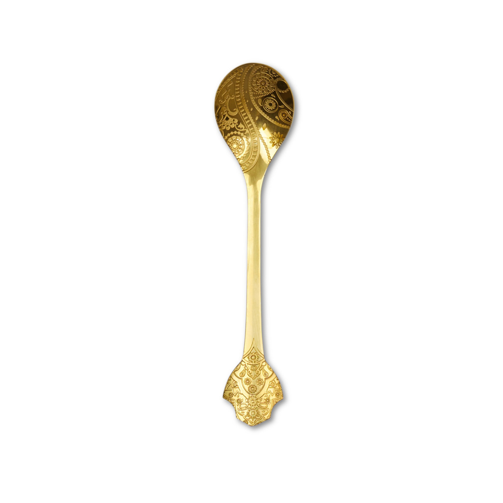 Vintage Vibes Gold Teaspoon image number 0