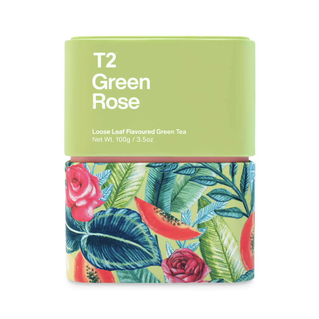 Green Rose Loose Leaf Icon Tin 100g image number 2