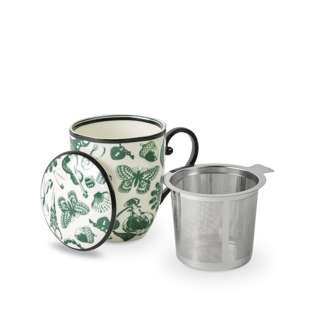 Curios Mug With Infuser Emerald image number 1