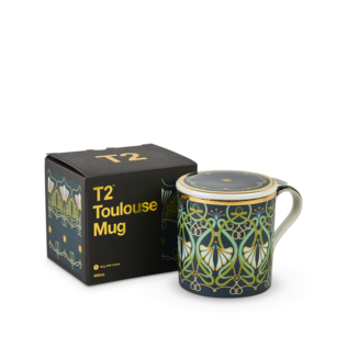 Boxed Toulouse Mug With Infuser Midnight