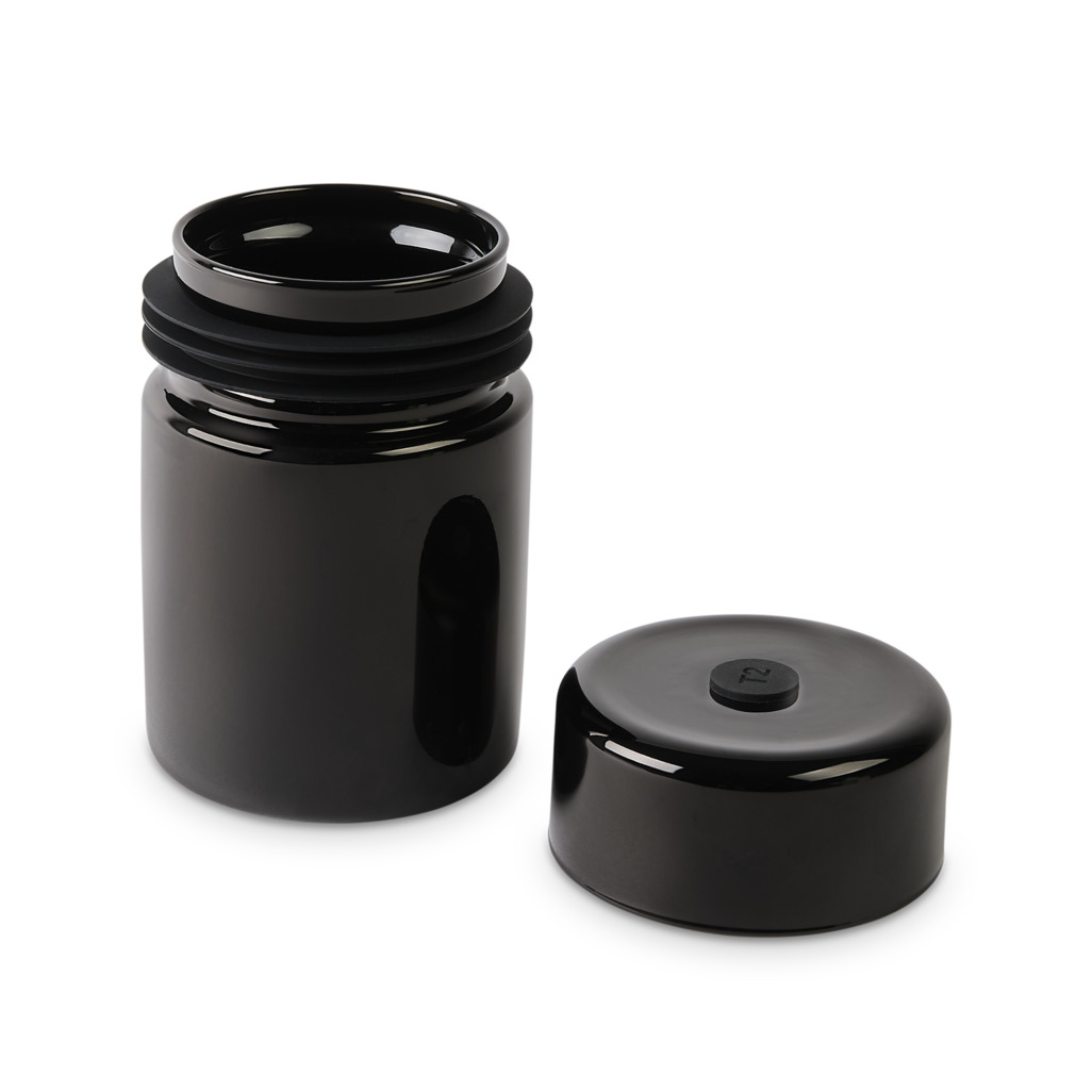 Glass Storage Jar Black image number 1