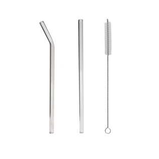 T2 Everyday Glass Straw 2Pk