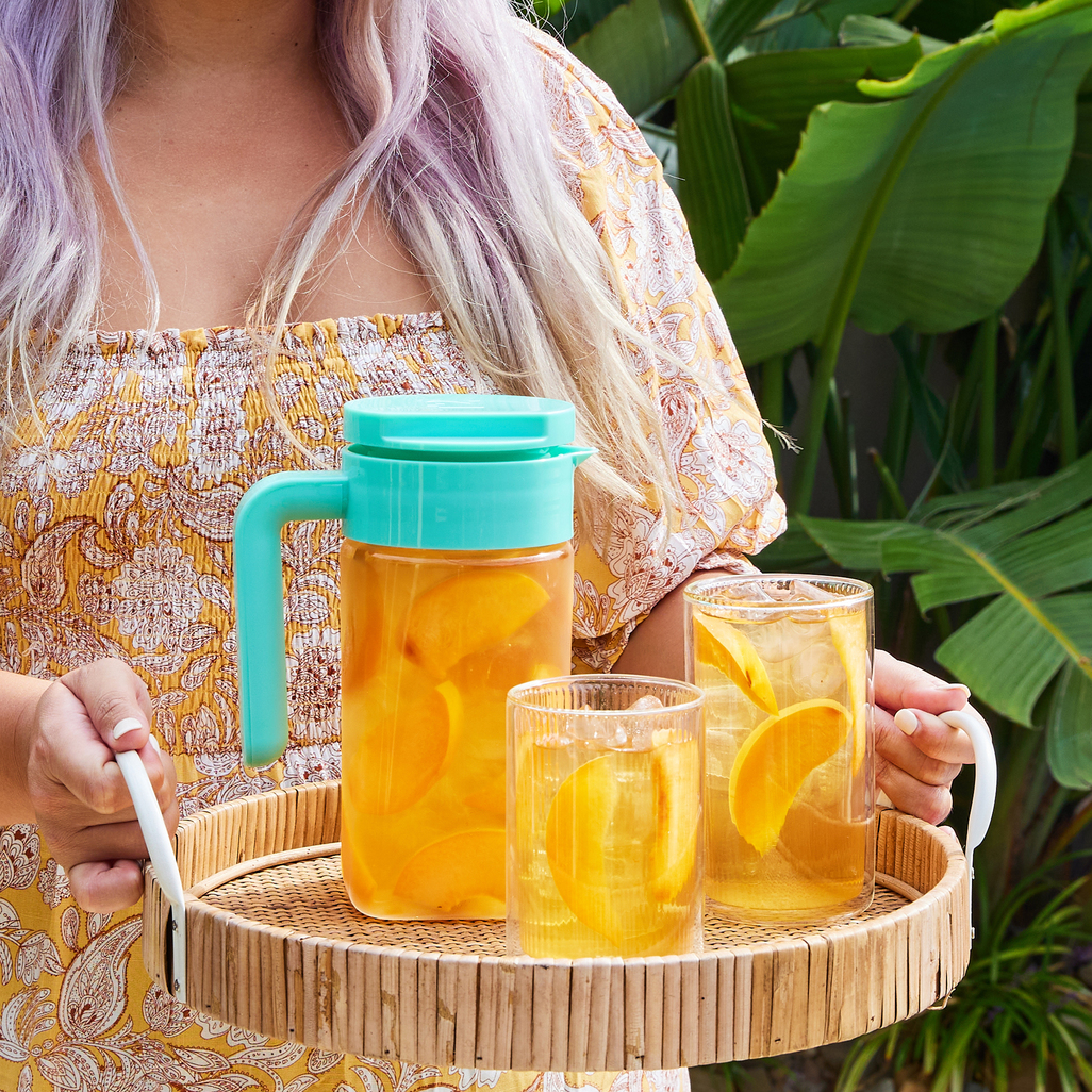 Tea Now Ribbed Tumbler Clear Tall image number 7