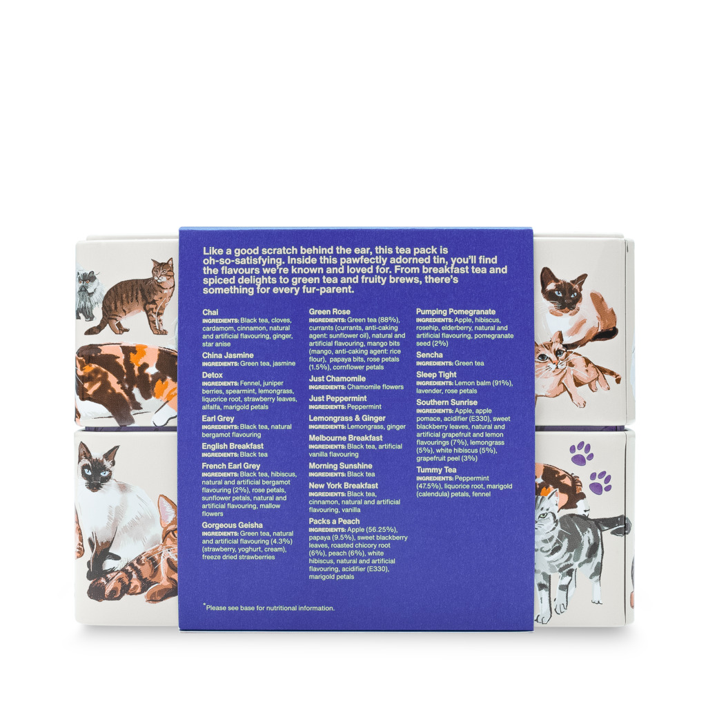 Paws For Tea: Cat Lover’s Edition Tea Bag Tin image number 4