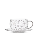 Starlight Glass Cup & Saucer image number 1