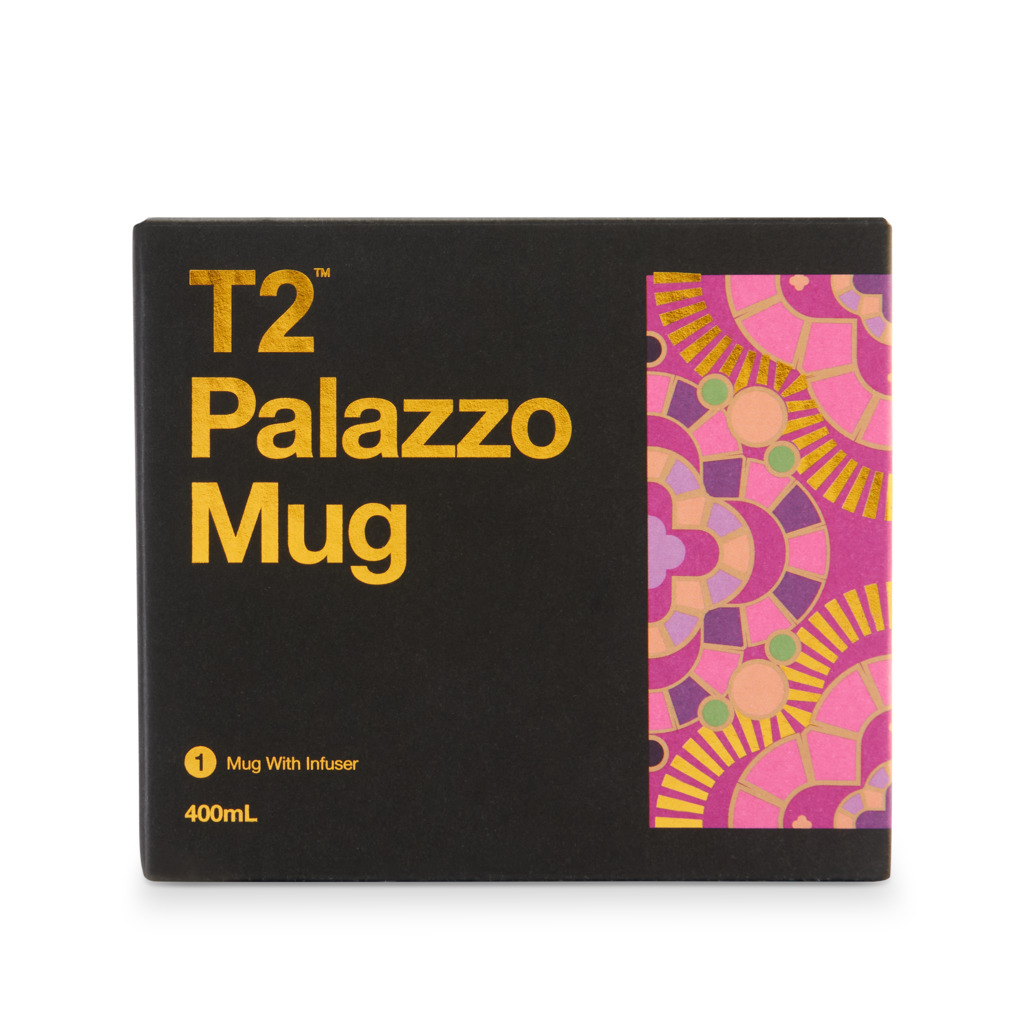 Boxed Palazzo Mug With Infuser Purple image number 4