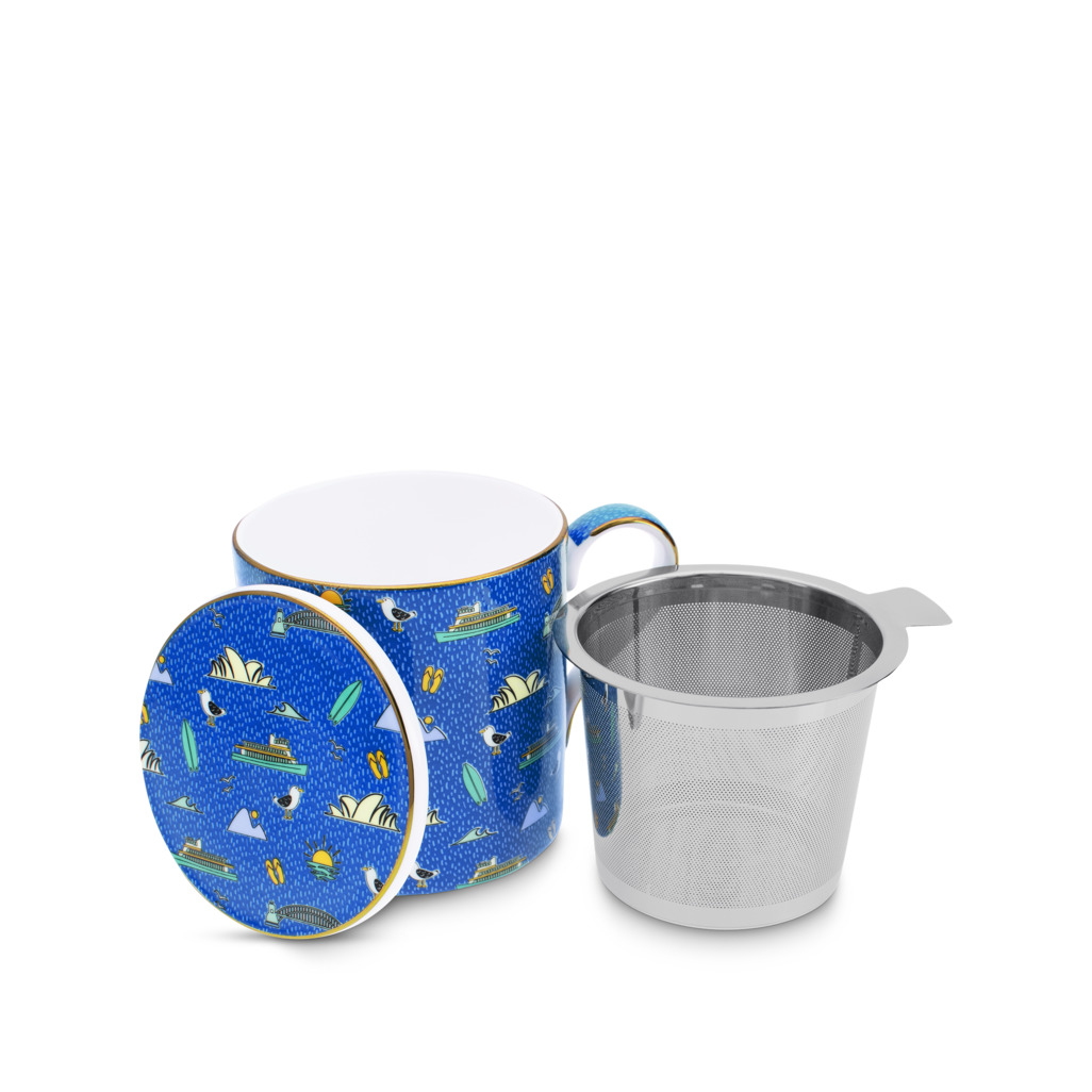 Boxed Iconic Sydney Breakfast Mug With Infuser image number 2