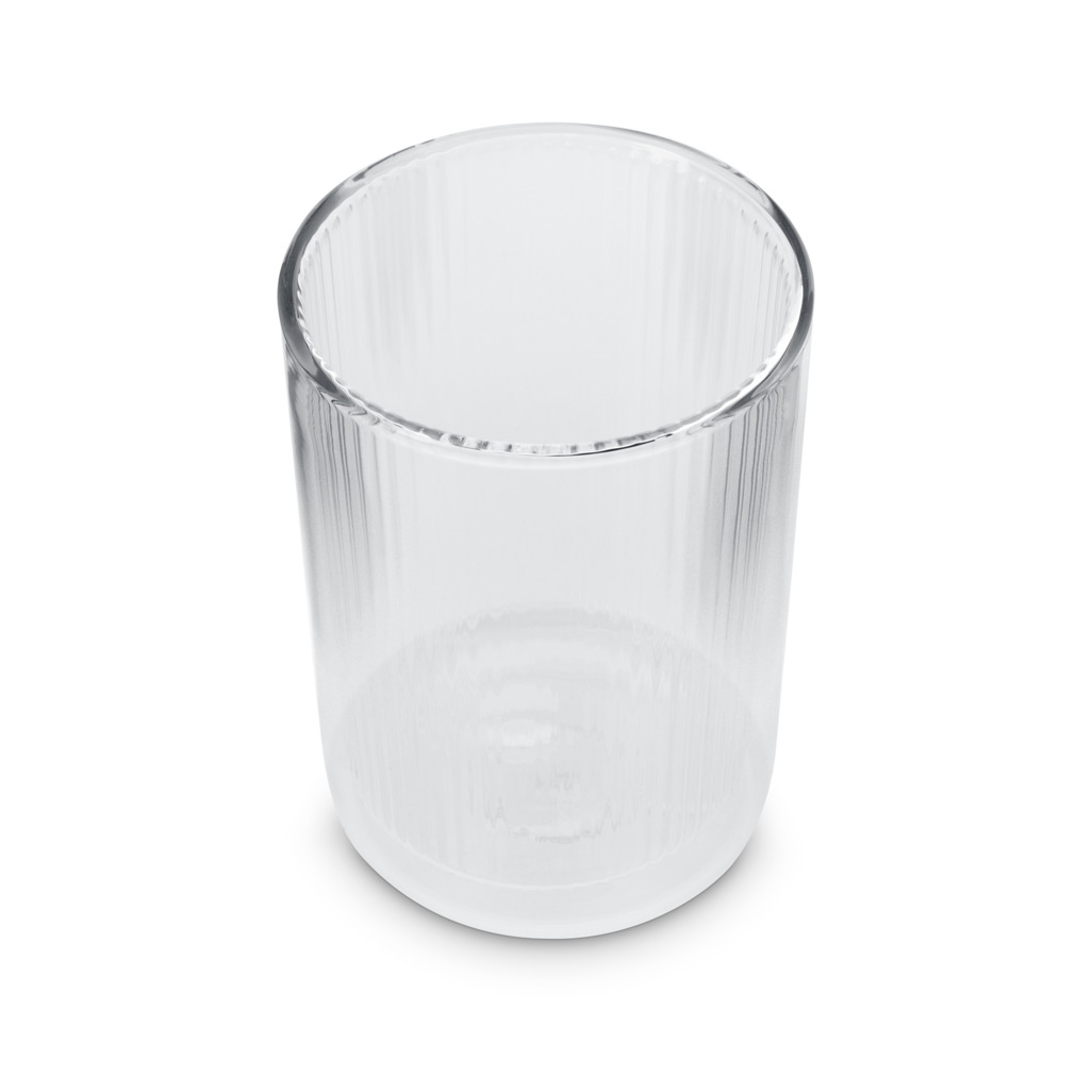 Tea Now Ribbed Tumbler Clear Small image number 2