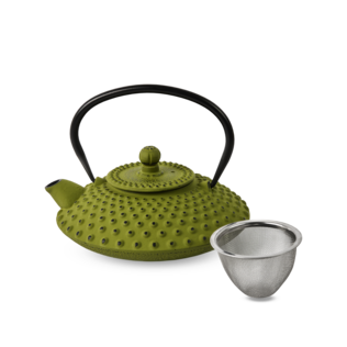 Cast Iron Teapot Hobnail Small Green 500ml
