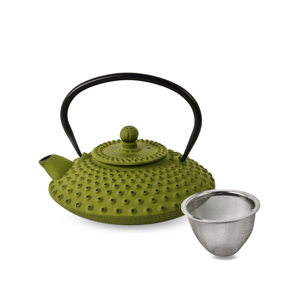 Cast Iron Teapot Hobnail Small Green 500ml image number 1