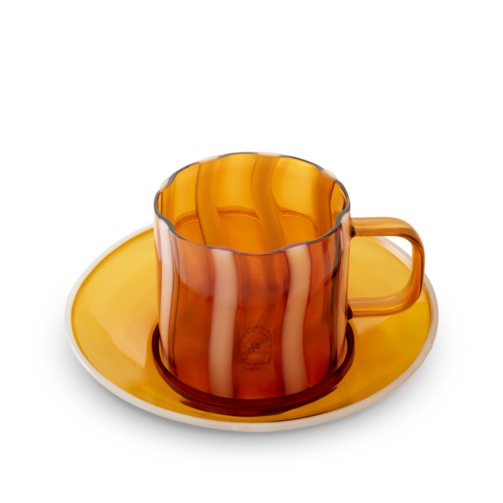 Mimi Cup & Saucer Amber image number 2