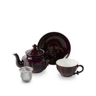 Ancora Tea For One Burgundy