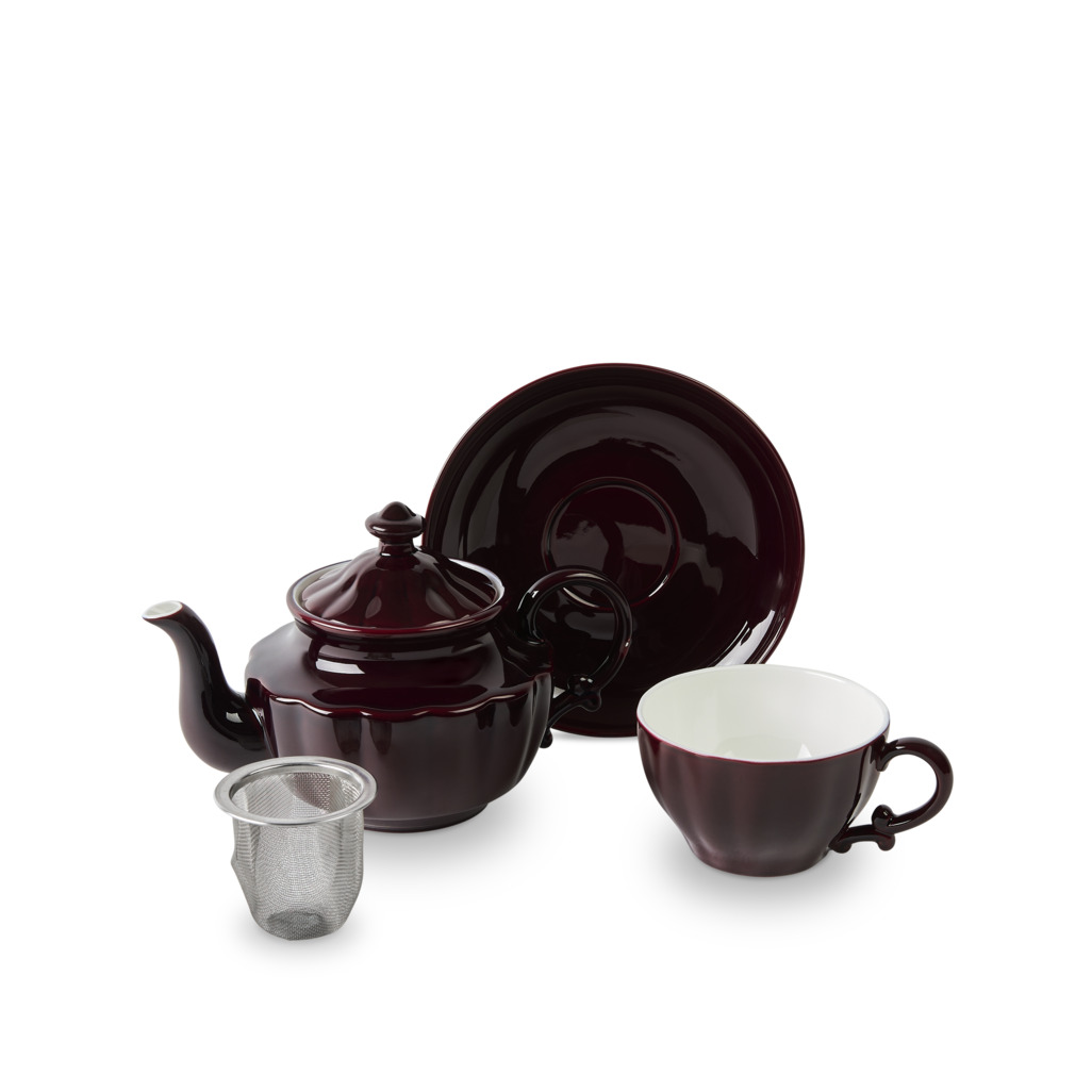 Ancora Tea For One Burgundy image number 1
