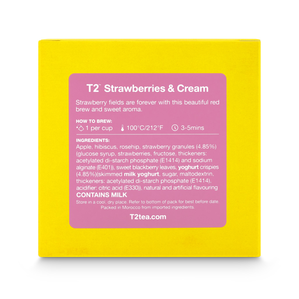 Strawberries & Cream Tea Bag Cube 25 pack image number 3
