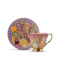 Palazzo Tall Cup & Saucer Purple image number 5