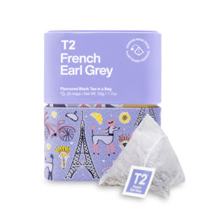 French Earl Grey Tea Bag Icon Tin 25 pack