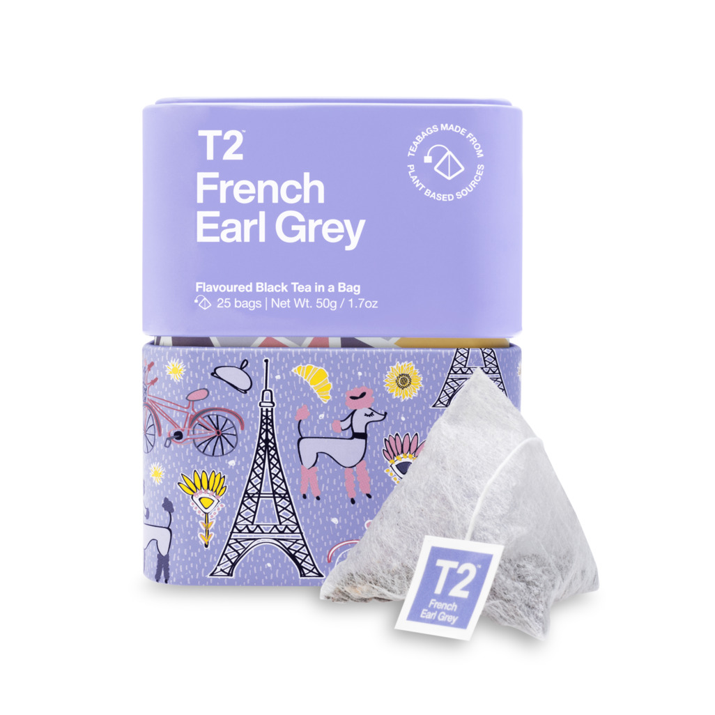 French Earl Grey Tea Bag Icon Tin 25 pack image number 0