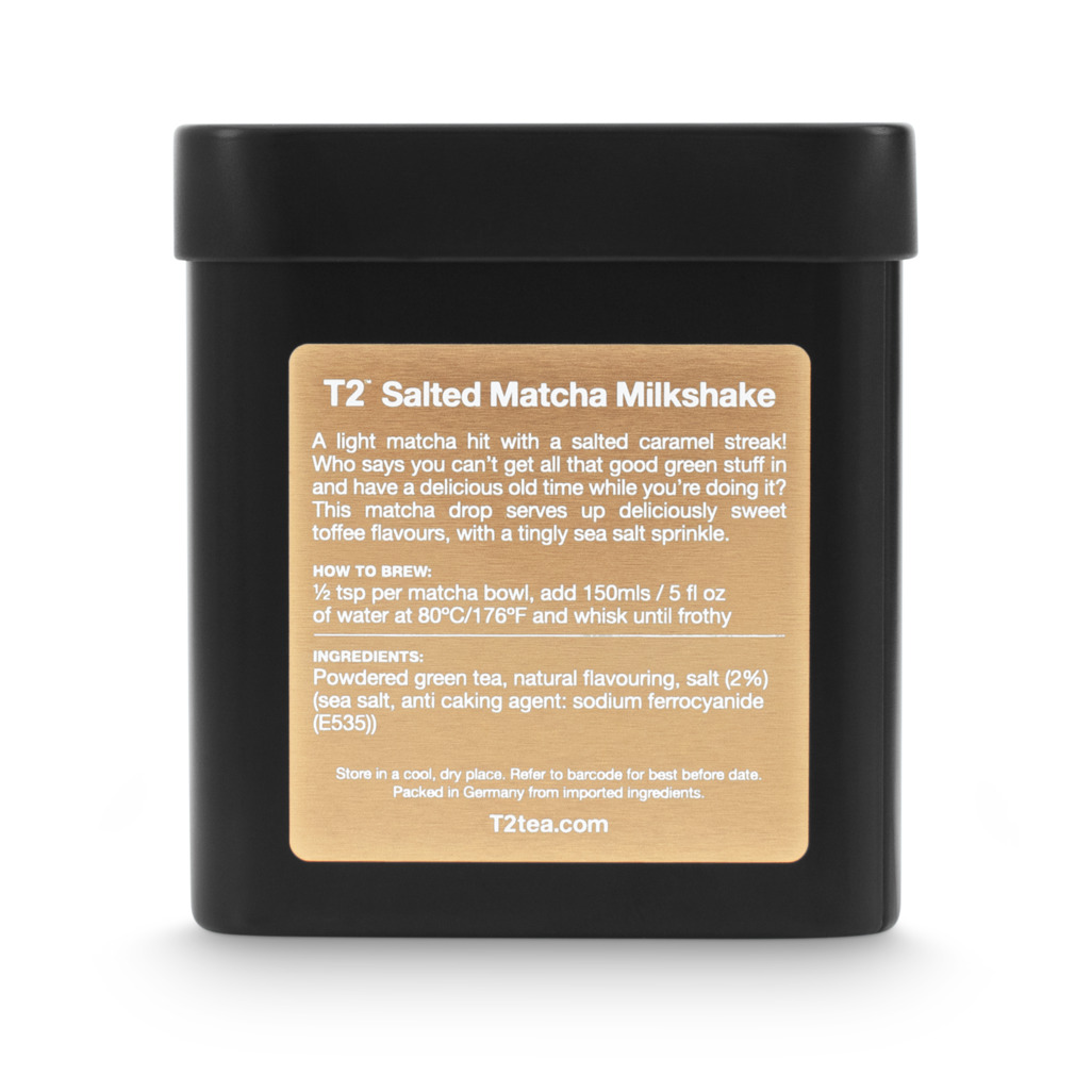 Salted Matcha Milkshake Powder Tin 30g image number 3