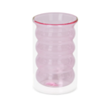 Bubble Glass Tumbler Tall Pink image number 0