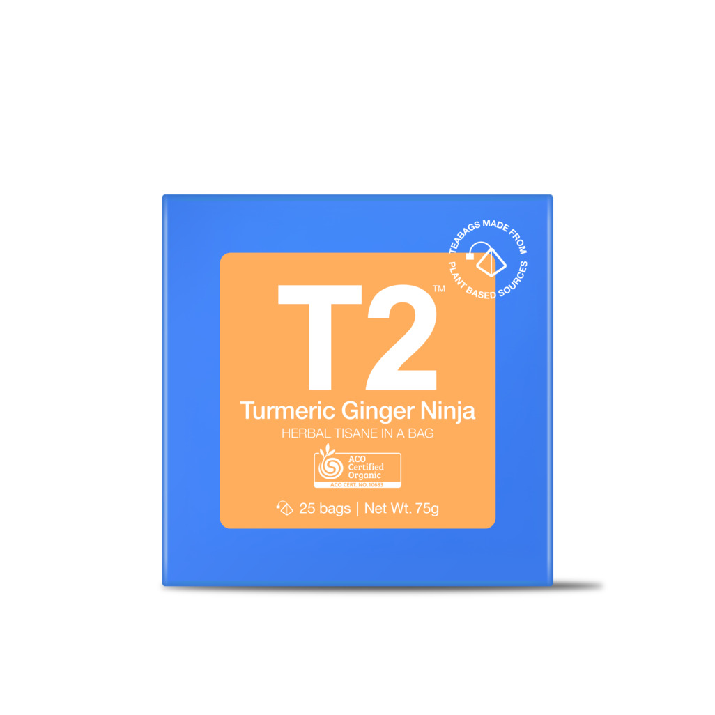 Turmeric Ginger Ninja Tea Bag Cube 25 pack image number 2