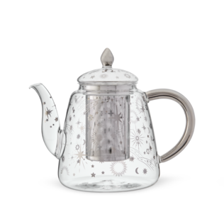 Starlight Glass Tall Teapot