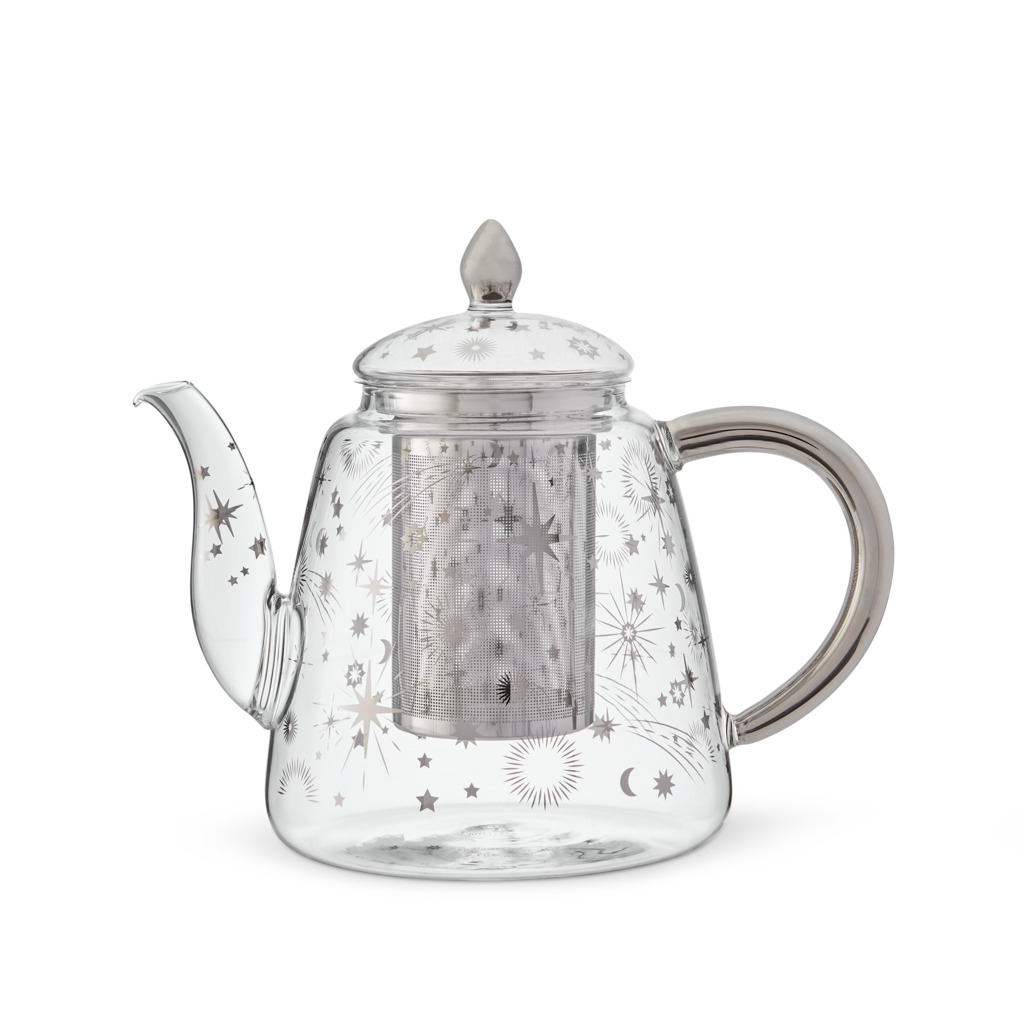 Starlight Glass Tall Teapot image number 0