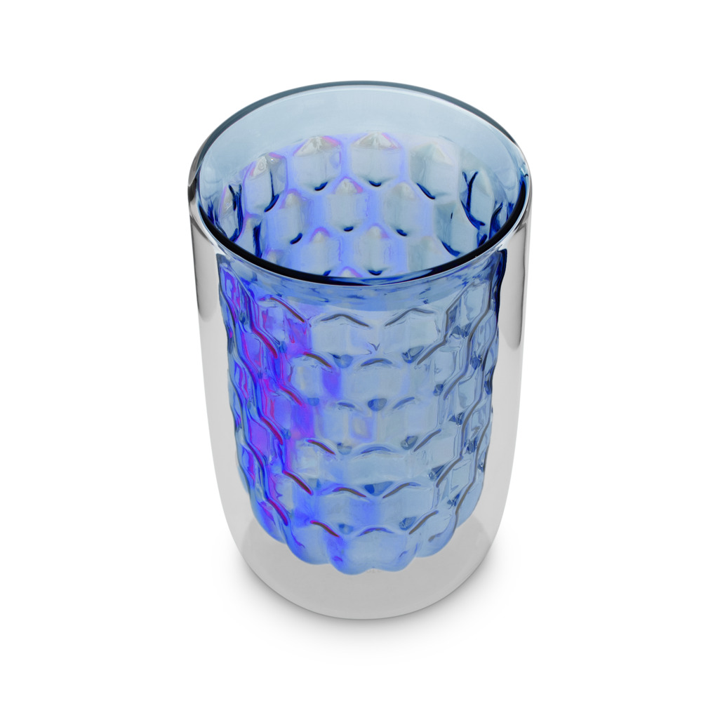 Dazzling Diamonds Double Walled Glass Tumbler Midnight 300Ml image number 2