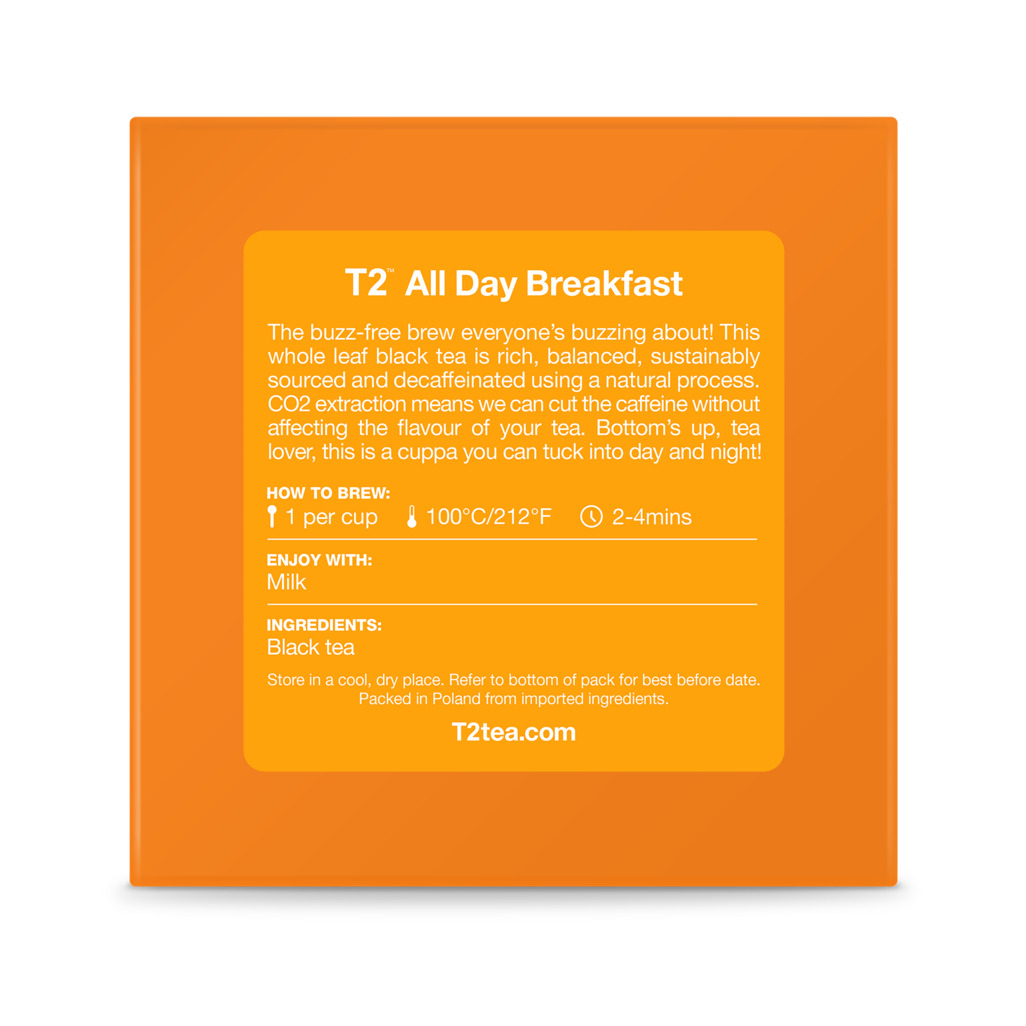 All Day Breakfast Decaffeinated Loose Leaf Cube 100g image number 2