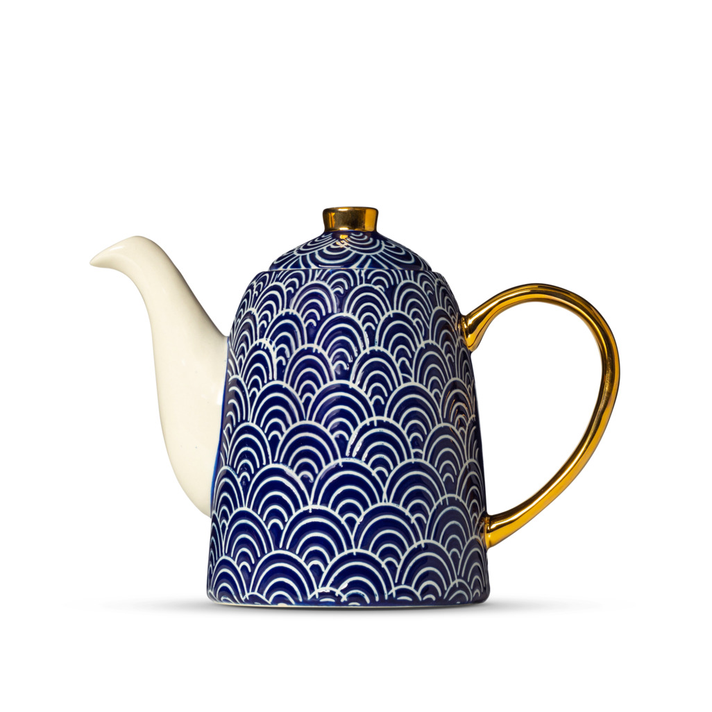 Deco Darling Teapot Tall Navy Teapots T2 NZ
