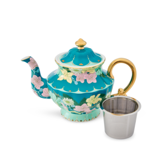 Enchanted Tall Teapot Turquoise