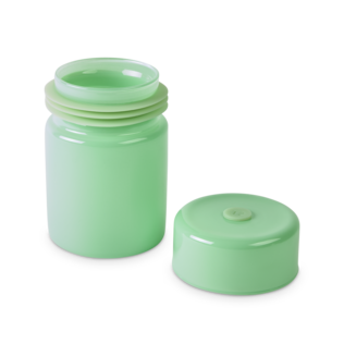Glass Storage Jar Mint
