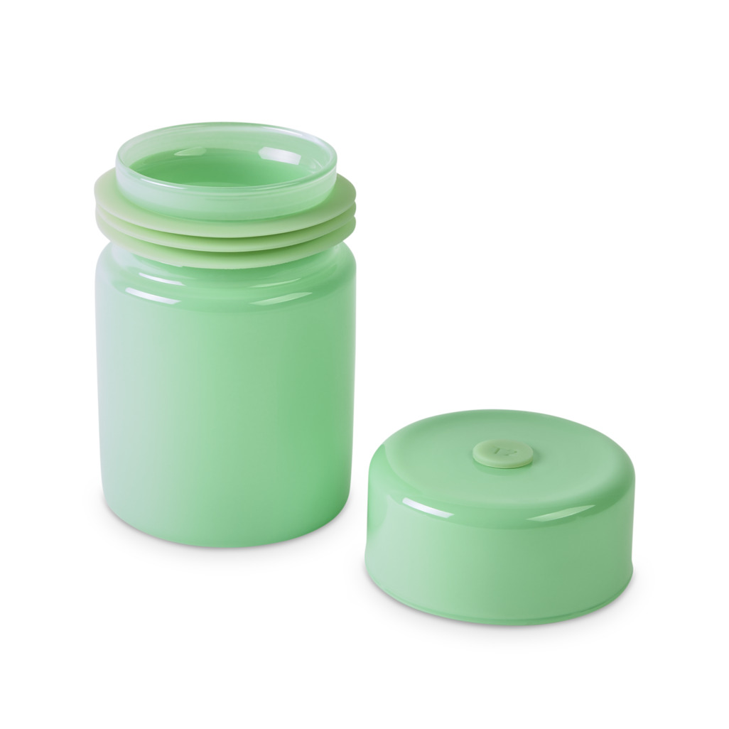 Glass Storage Jar Mint image number 1