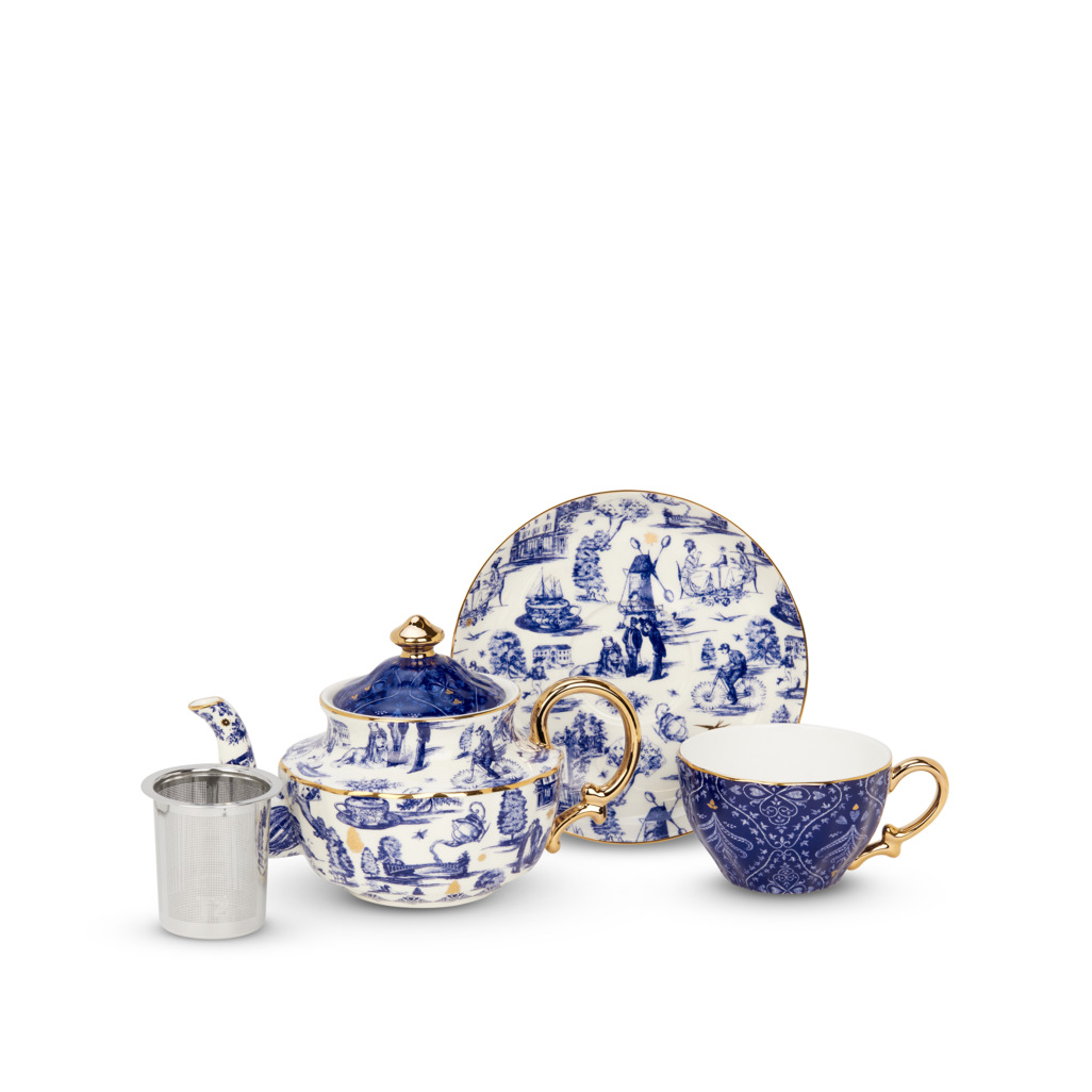 High Tea Hijinks Tea For One Blue image number 1