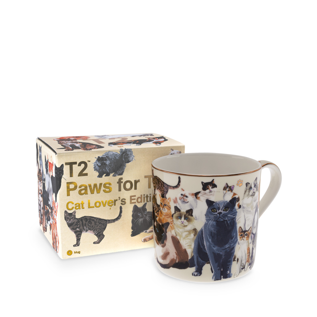 Boxed Mug Paws For Tea Cats image number 1