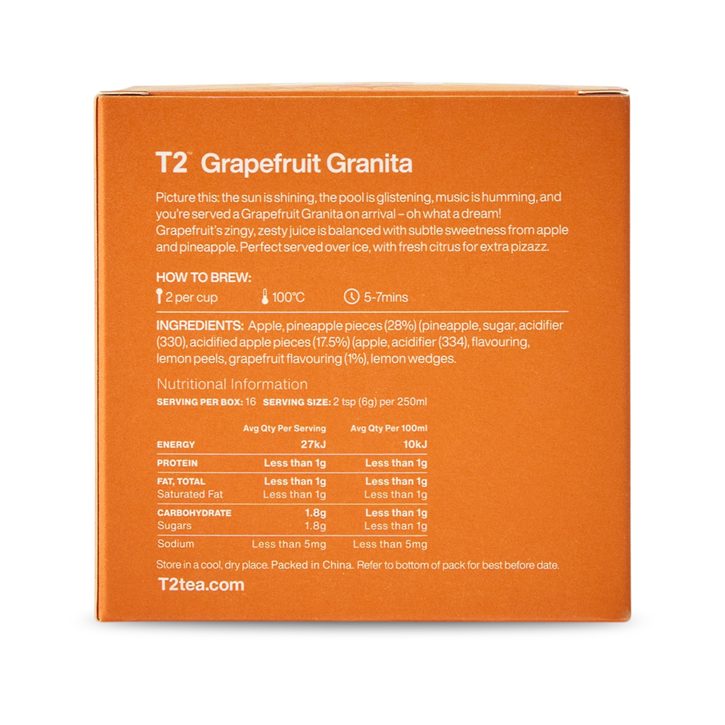 Grapefruit Granita Loose Leaf Cube 100g image number 3