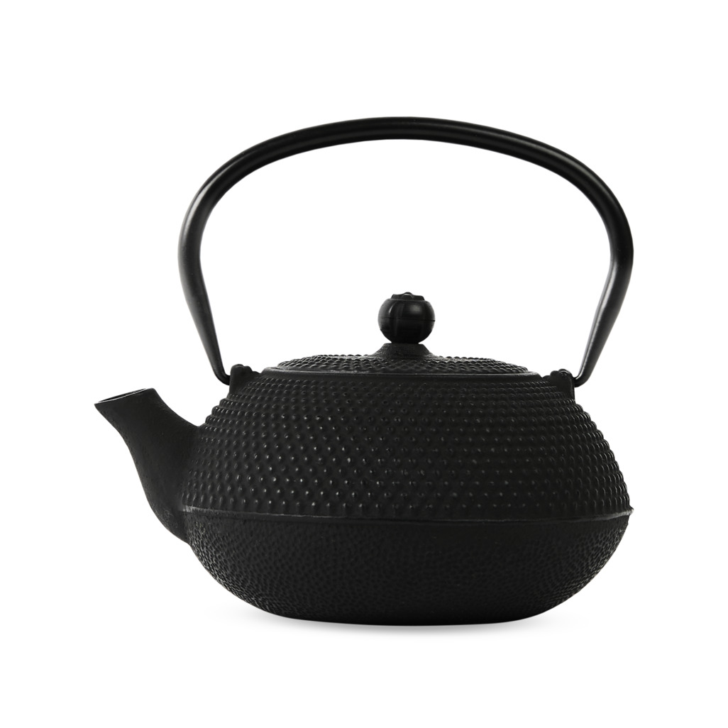 Cast Iron Teapot Hobnail Small Black 600ml image number 0