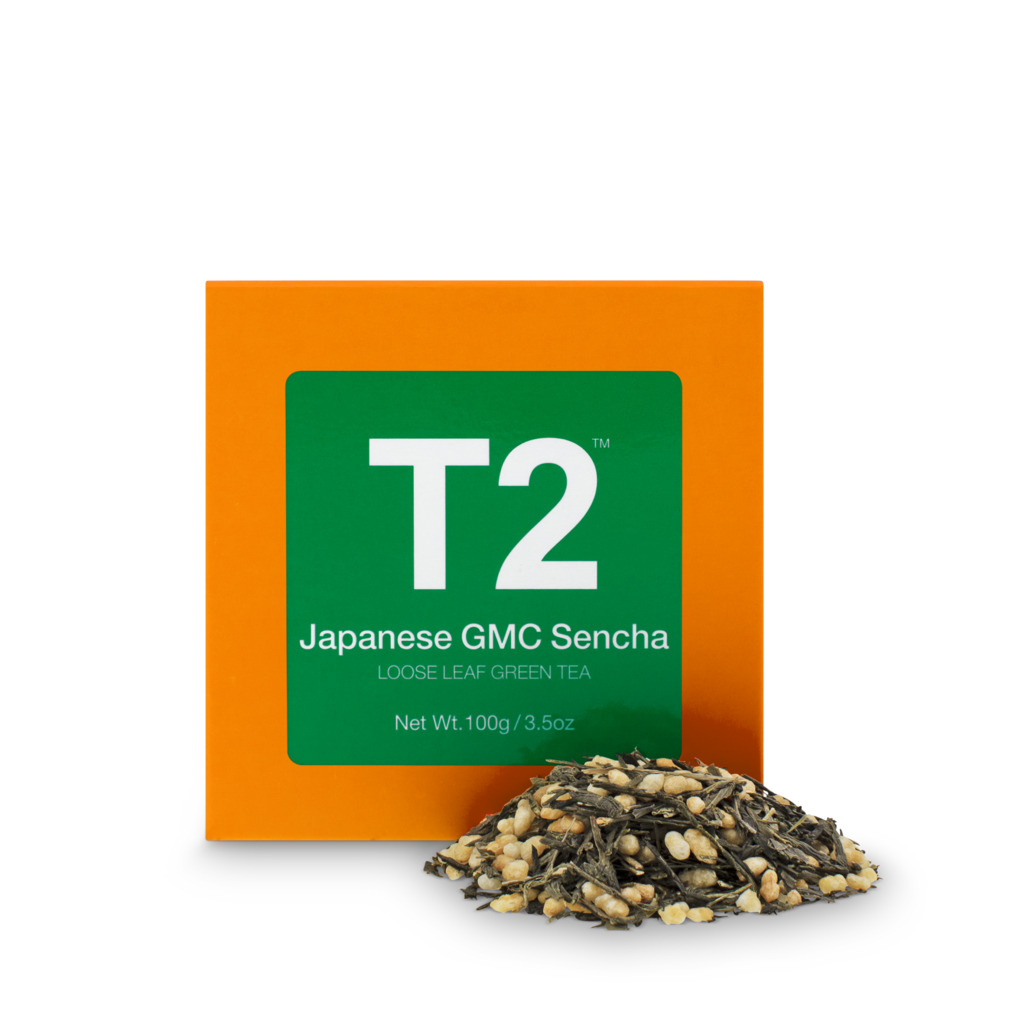 Japanese Gen Mai Cha Sencha Loose Leaf Cube 100g Green Tea T2