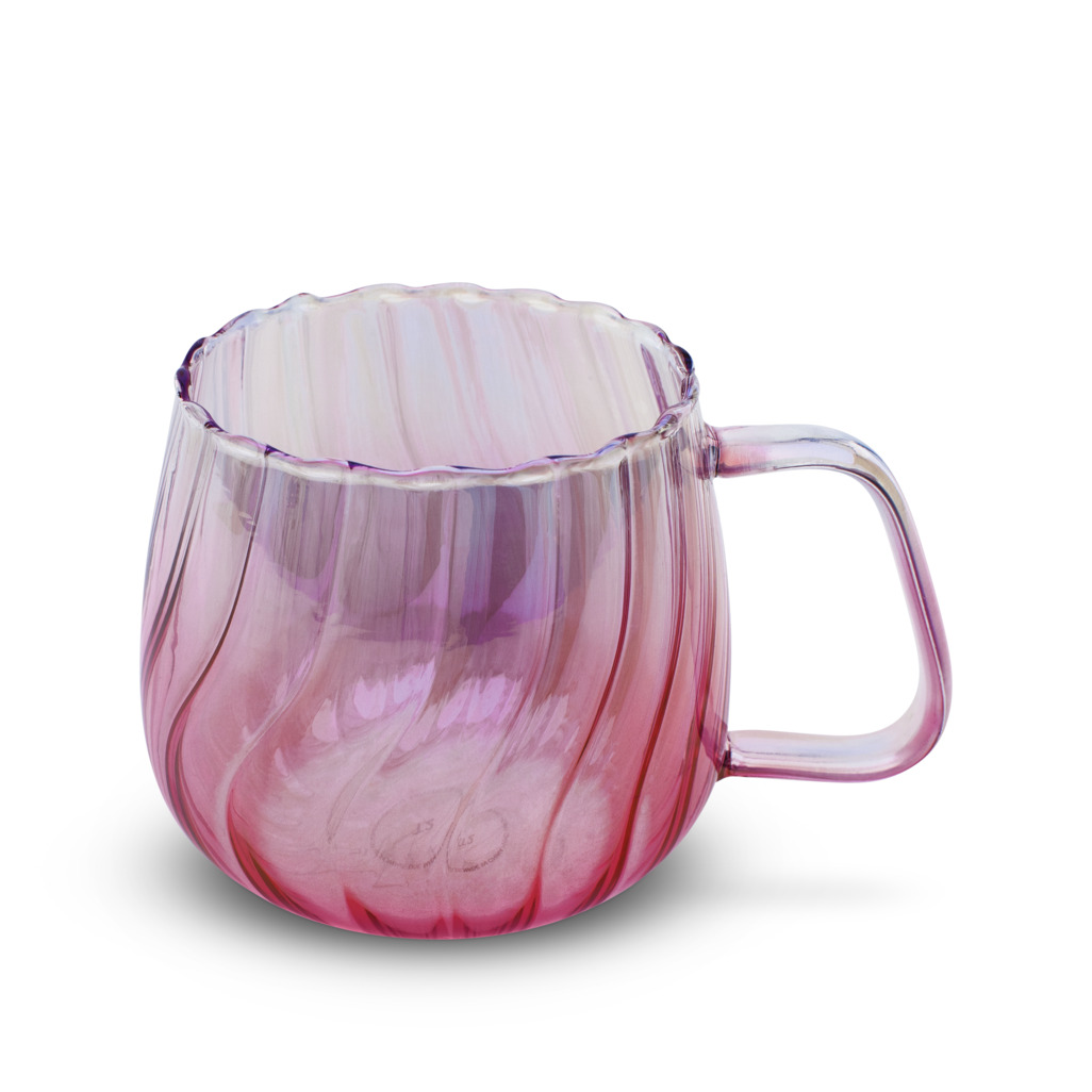 Twist N Sip Glass Mug Pink Tea Mugs T2 Singapore