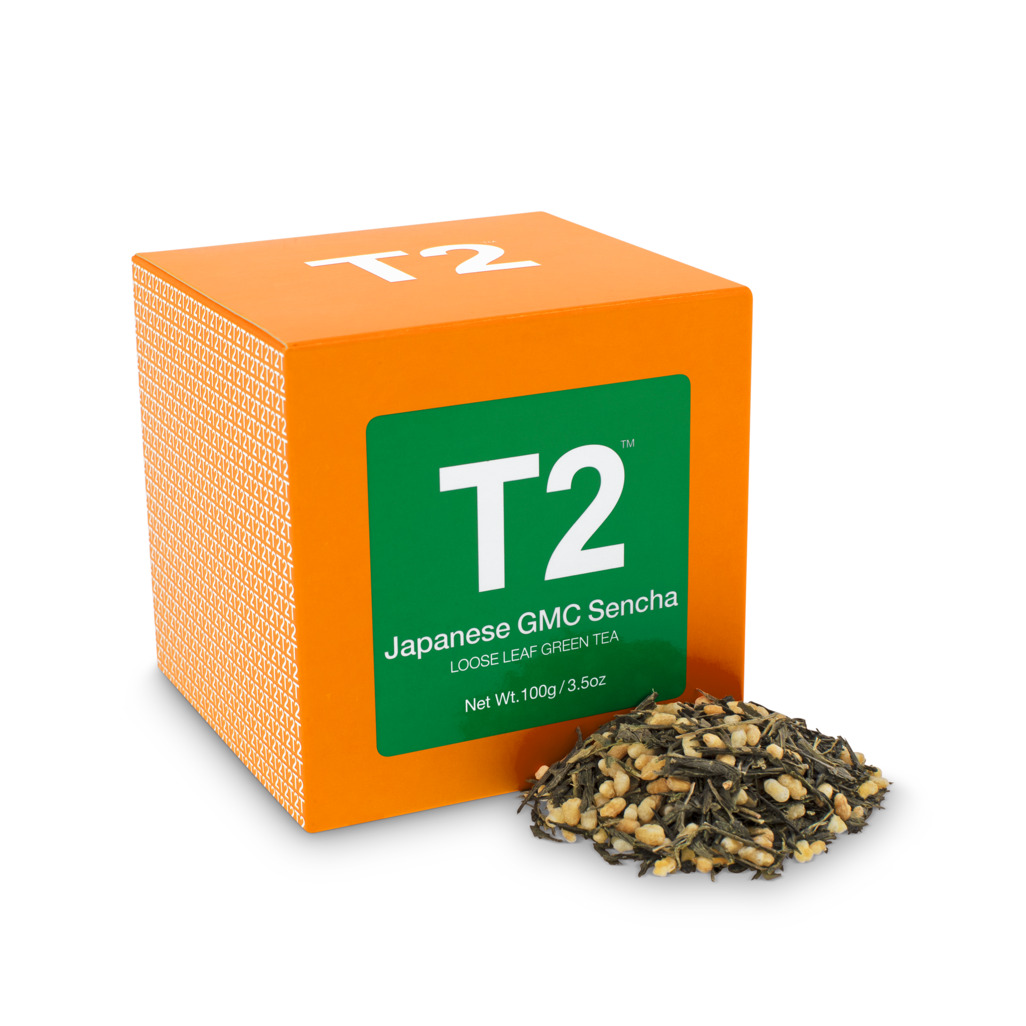 Japanese Gen Mai Cha Sencha Loose Leaf Cube 100g Green Tea T2